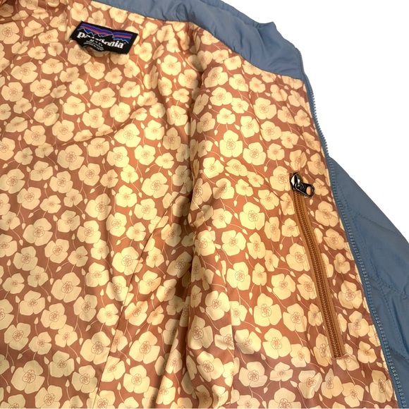 Patagonia Girls Nano Puff Jacket Coat Light plume Grey Blue Size: M (10). - Picture 8 of 13